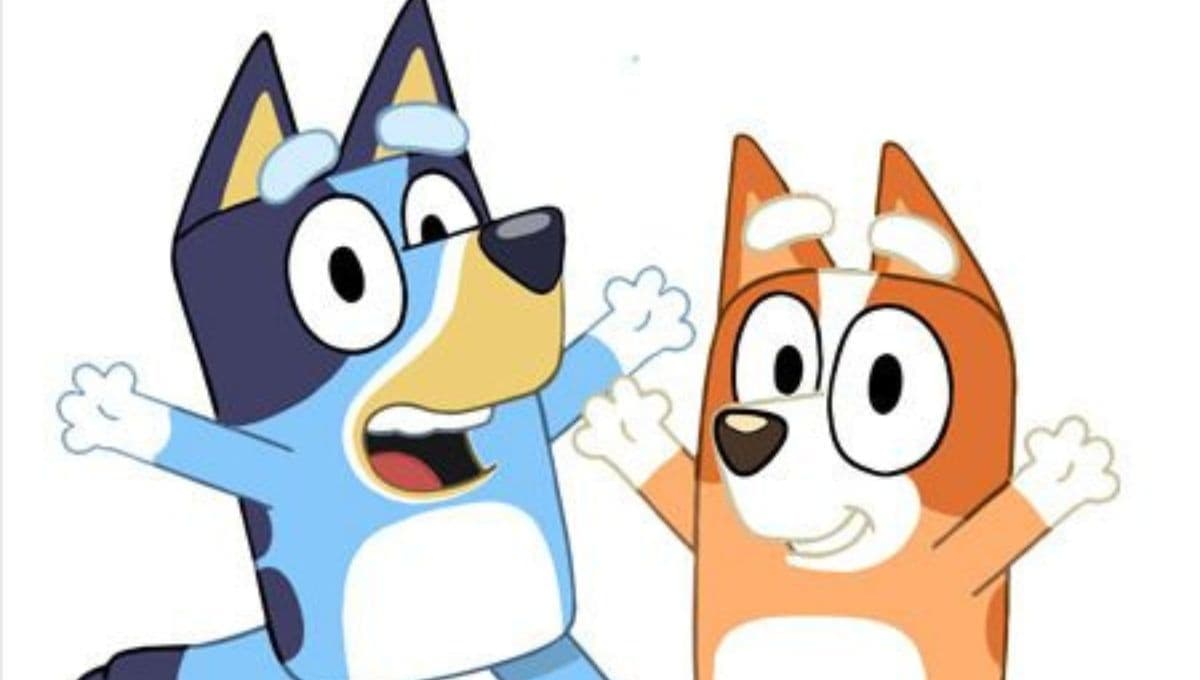 Dibujos de Bluey y Bingo para imprimir y colorear