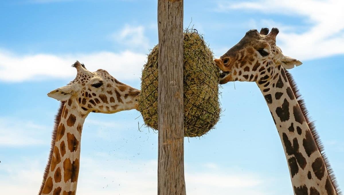 Jirafa Benito: ¿qué come y cuál es la dieta que le darán en el Africam Safari?