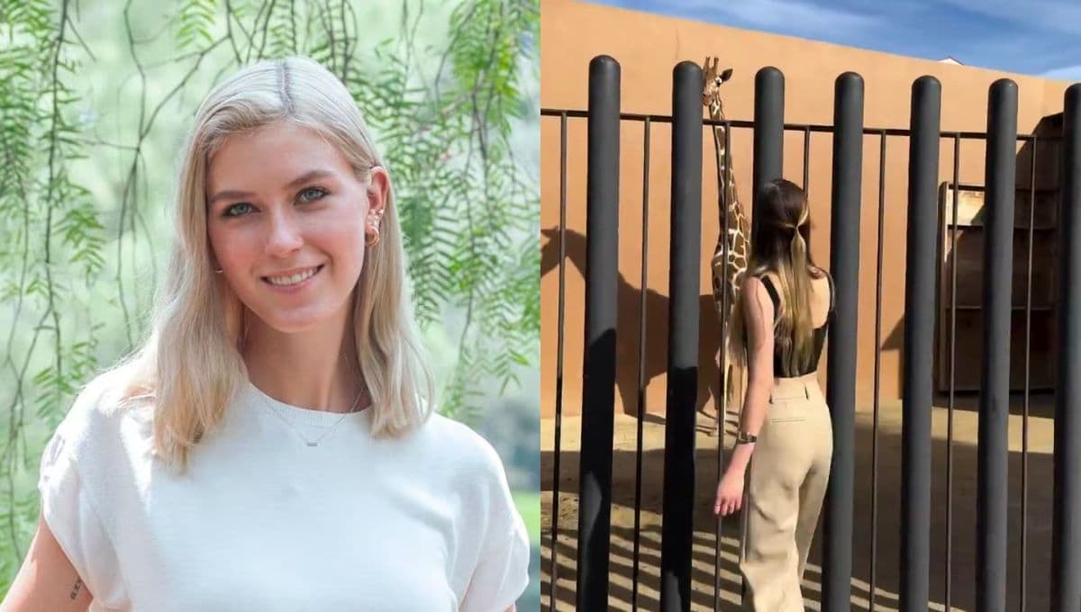 ¿Quién es Nirvana Hank? Influencer presume tener jirafa y changos en su casa