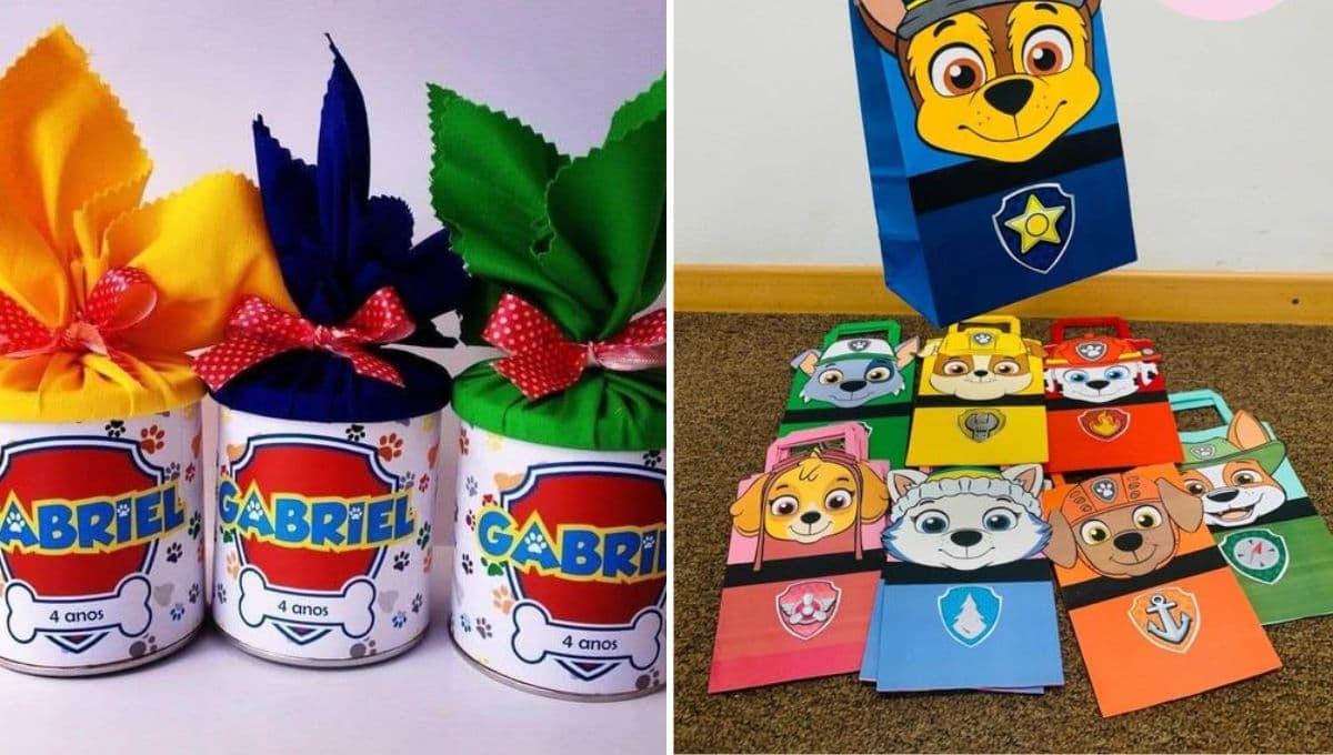 Dulceros de Paw Patrol hechos a mano: tutorial fácil con material reciclado