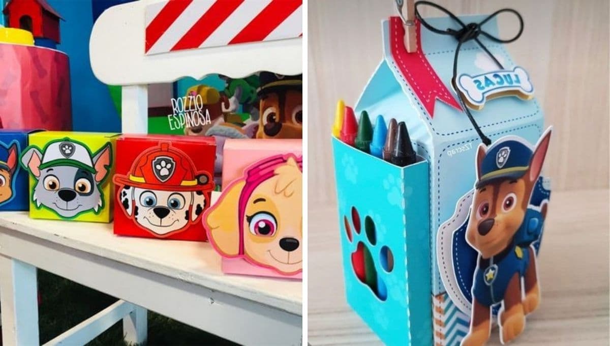 Cómo hacer dulceros de Paw Patrol en foami: tutorial de manualidad sencilla