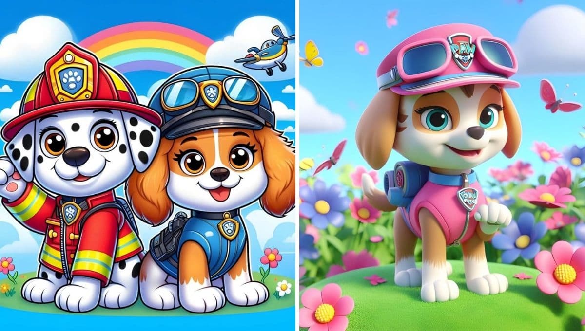 Stickers primaverales de Paw Patrol: estampas bonitas y nuevas para compartir