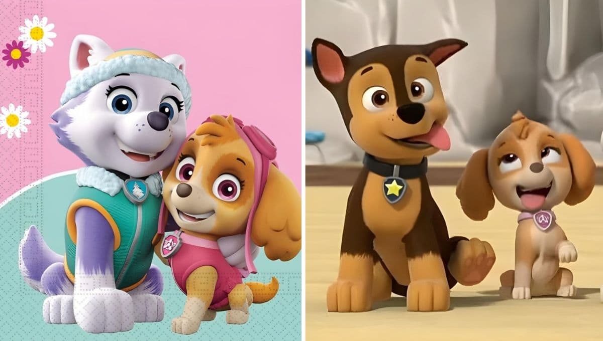 Stickers de la amistad de Paw Patrol para mandar mensajes lindos a tus amigos