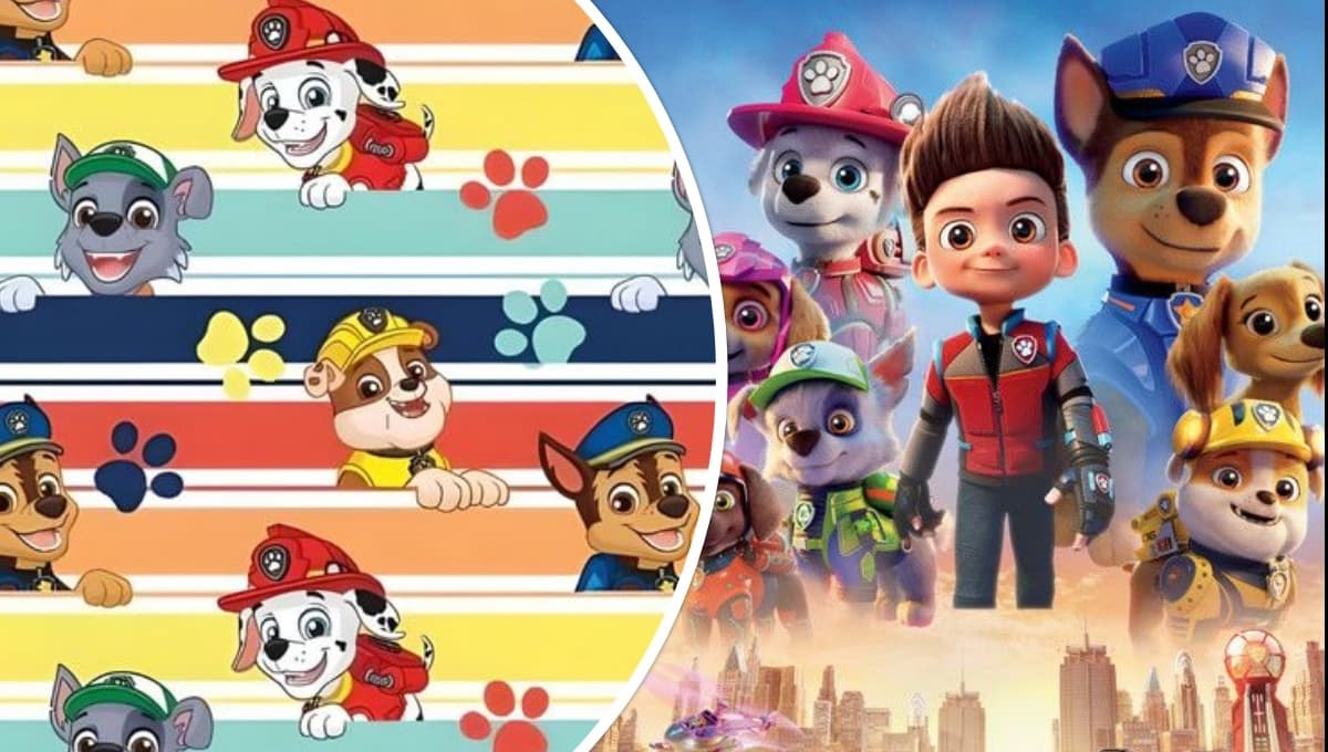 Plantillas de las huellitas de Paw Patrol: imágenes para imprimir y colorear