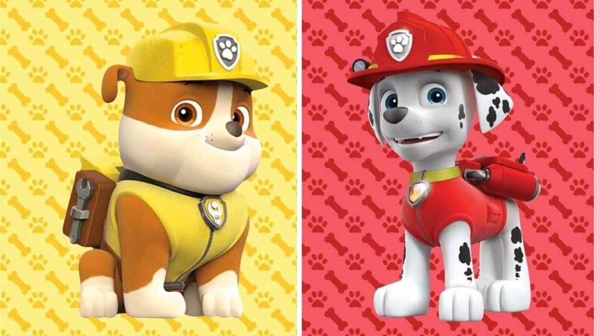 Dibujos de Paw Patrol para colorear en la semana del 15 al 21 de abril