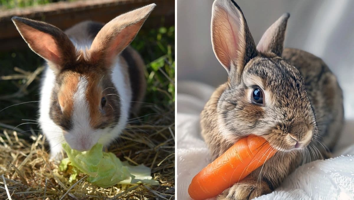 5 alimentos que debes incluir en la comida de tu conejo