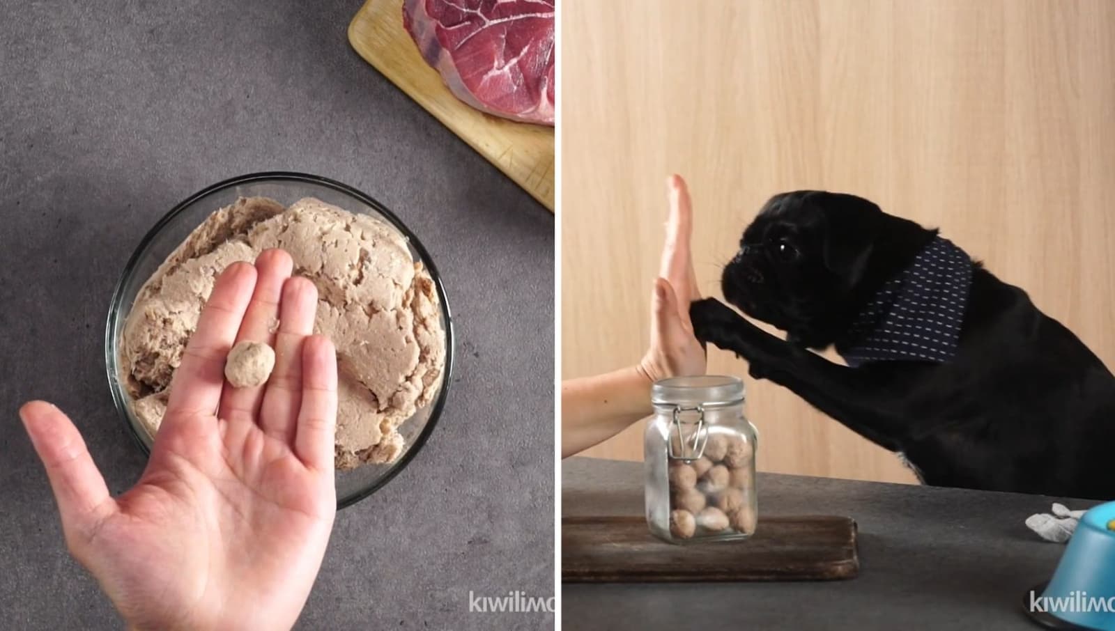Receta de premios caseros para un perro: Paso a paso