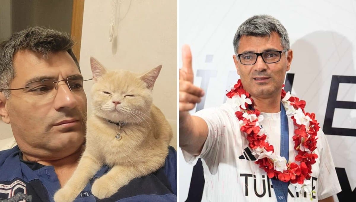 El tirador turco Yusuf Dikeç se declara amante de los gatos tras triunfar en París 2024