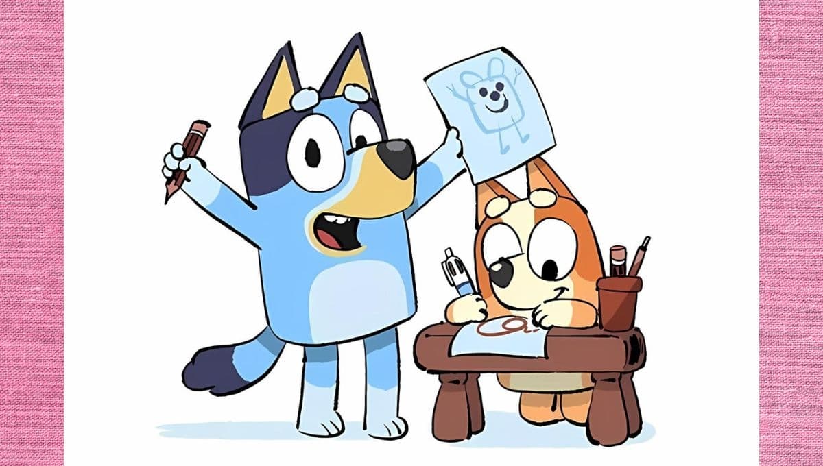 Bluey y Bingo: Dibujos para colorear con tus hijos