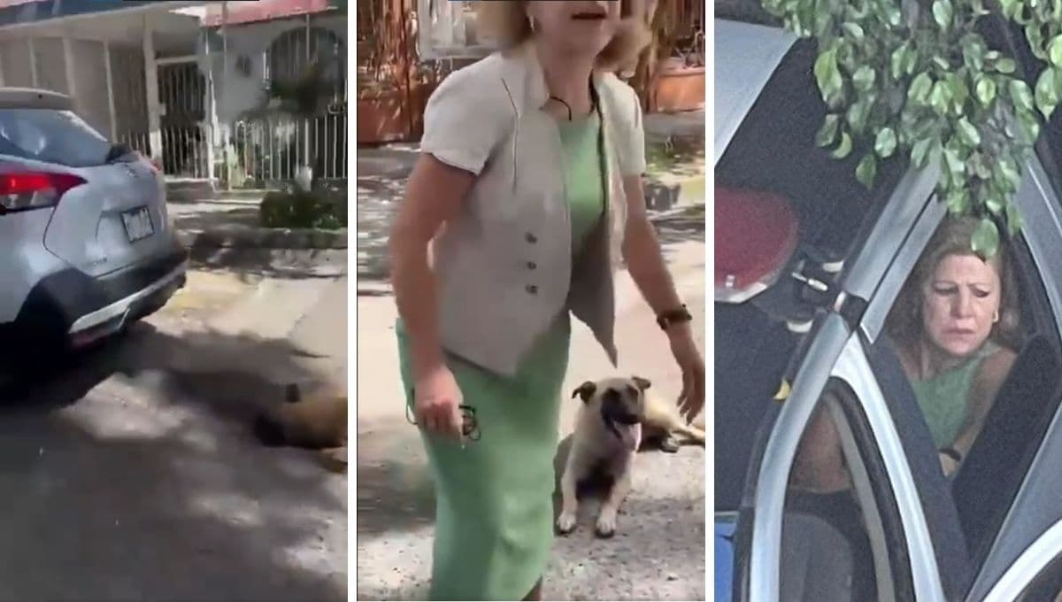 Así detuvieron a mujer por amarrar y arrastrar a perro que rayó su camioneta
