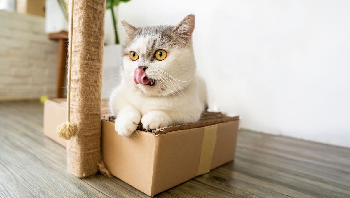 Fácil y rápido, así puedes hacer un rascador para gato con poco dinero