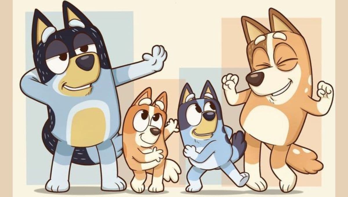 Dibujos bonitos de Bluey para imprimir y colorear con tus hijos