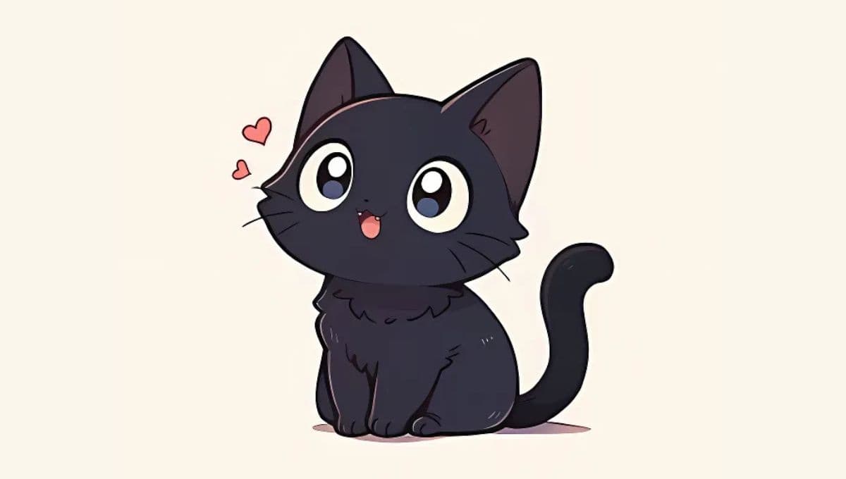 5 dibujos de gatos kawaii para colorear e imprimir para sacar el estrés