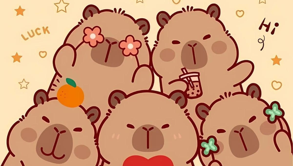 Los mejores stickers de capibara para WhatsApp