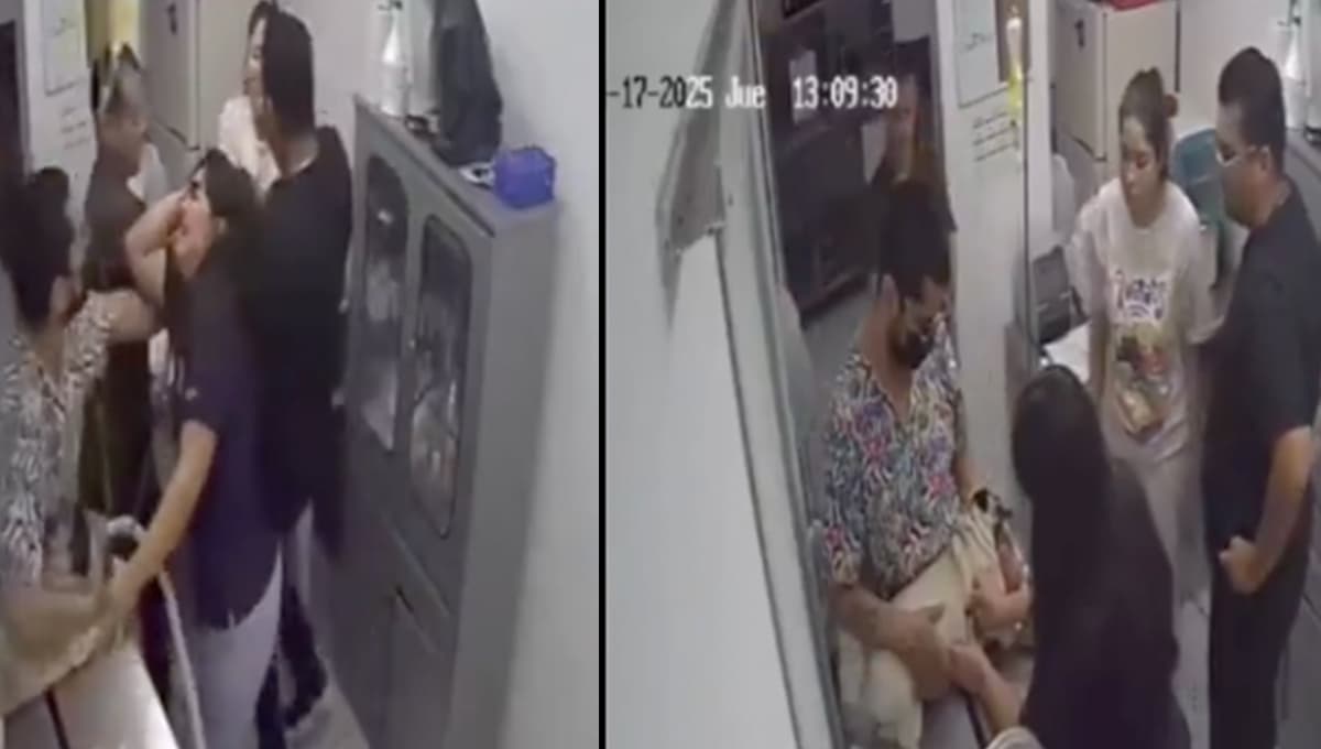 Mujer agrede a veterinaria por la muerte de su perrito y causa indignación en redes