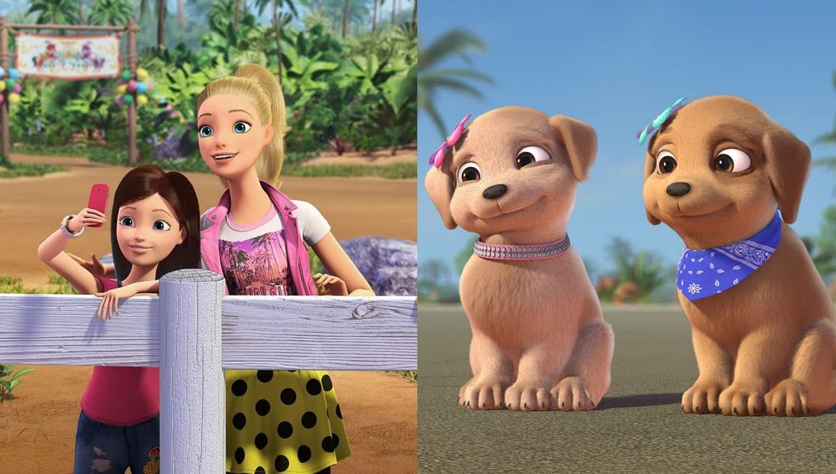¿Cómo se llaman los perritos bonitos de Barbie y sus hermanas?