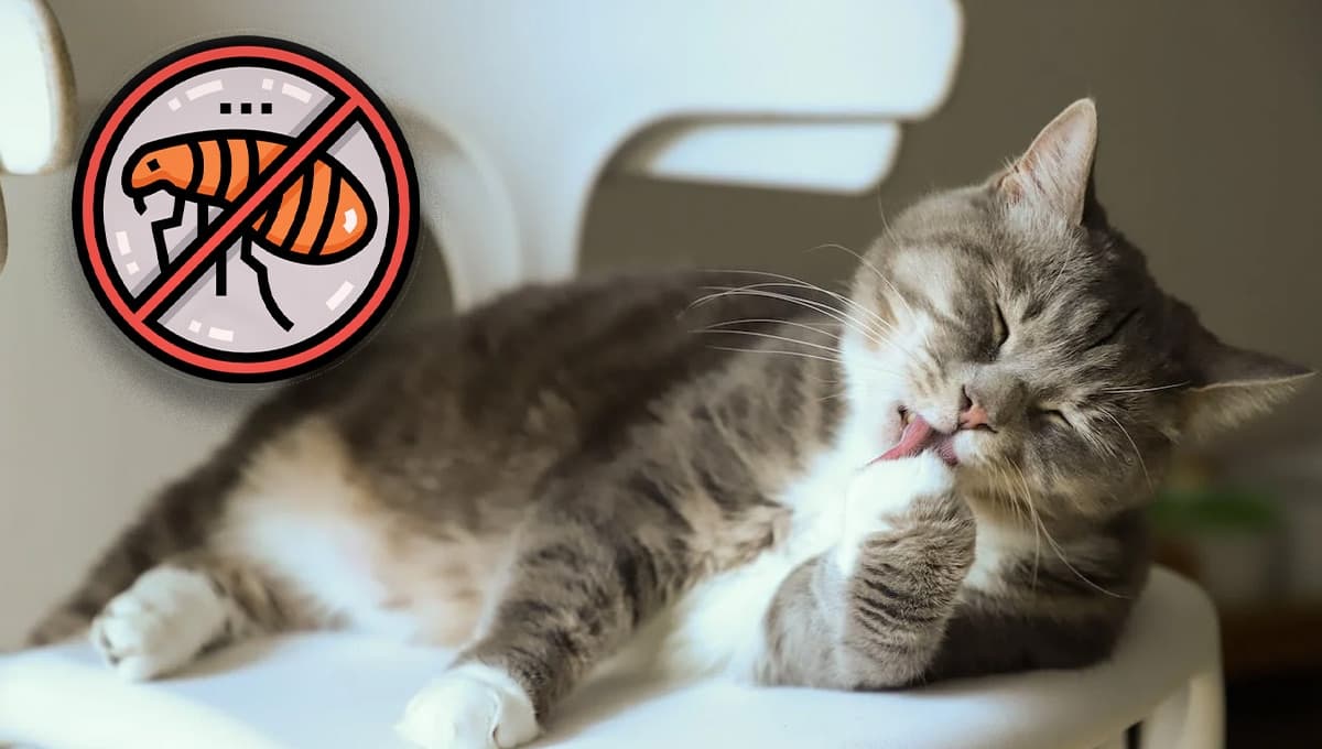 Prepara un eficaz repelente de pulgas para tu gato con este ingrediente natural